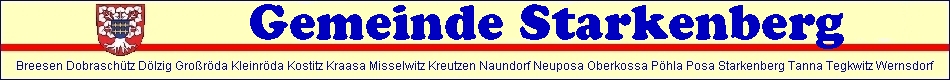 Gemeinde Starkenberg & SV Starkenberg e.V.